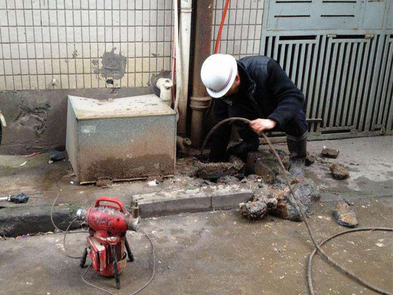 商州疏通下水道-洗菜池疏通